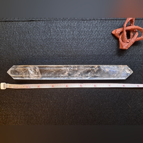 Quartz Crystal Double Terminated Wand - Picture 5 of 5